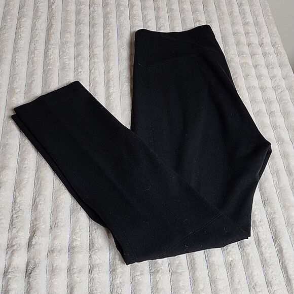 Elie Tahari Black Slim Fit Leggings, Size 14 - Picture 1 of 6